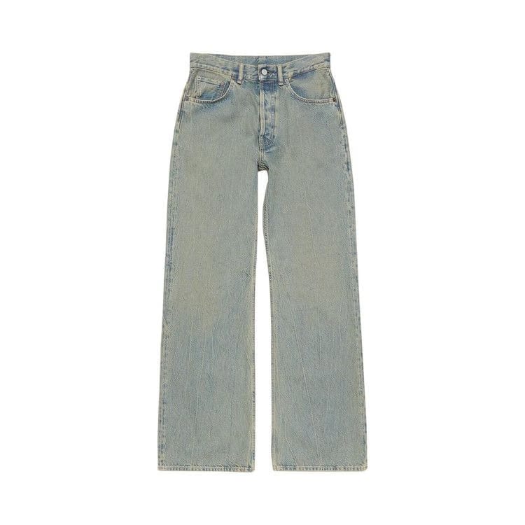 Acne Studios 2021M Loose Fit Jeans Blue/Beige