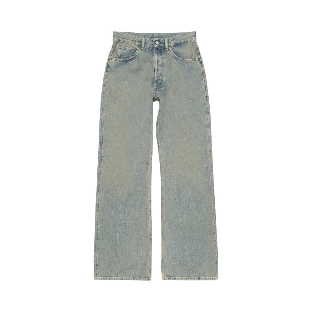 Acne Studios 2021M Loose Fit Jeans Blue/Beige