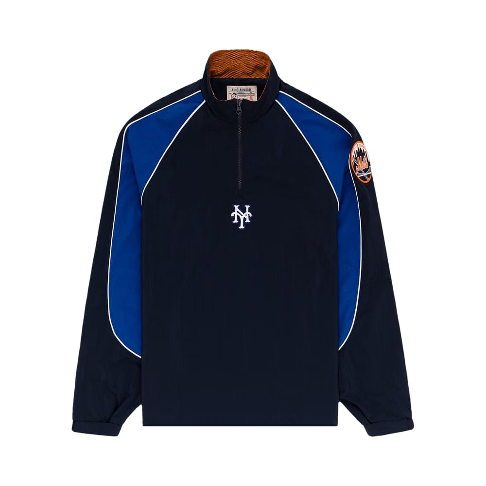 Aimé Leon Dore x New York Mets Nylon Pullover Navy