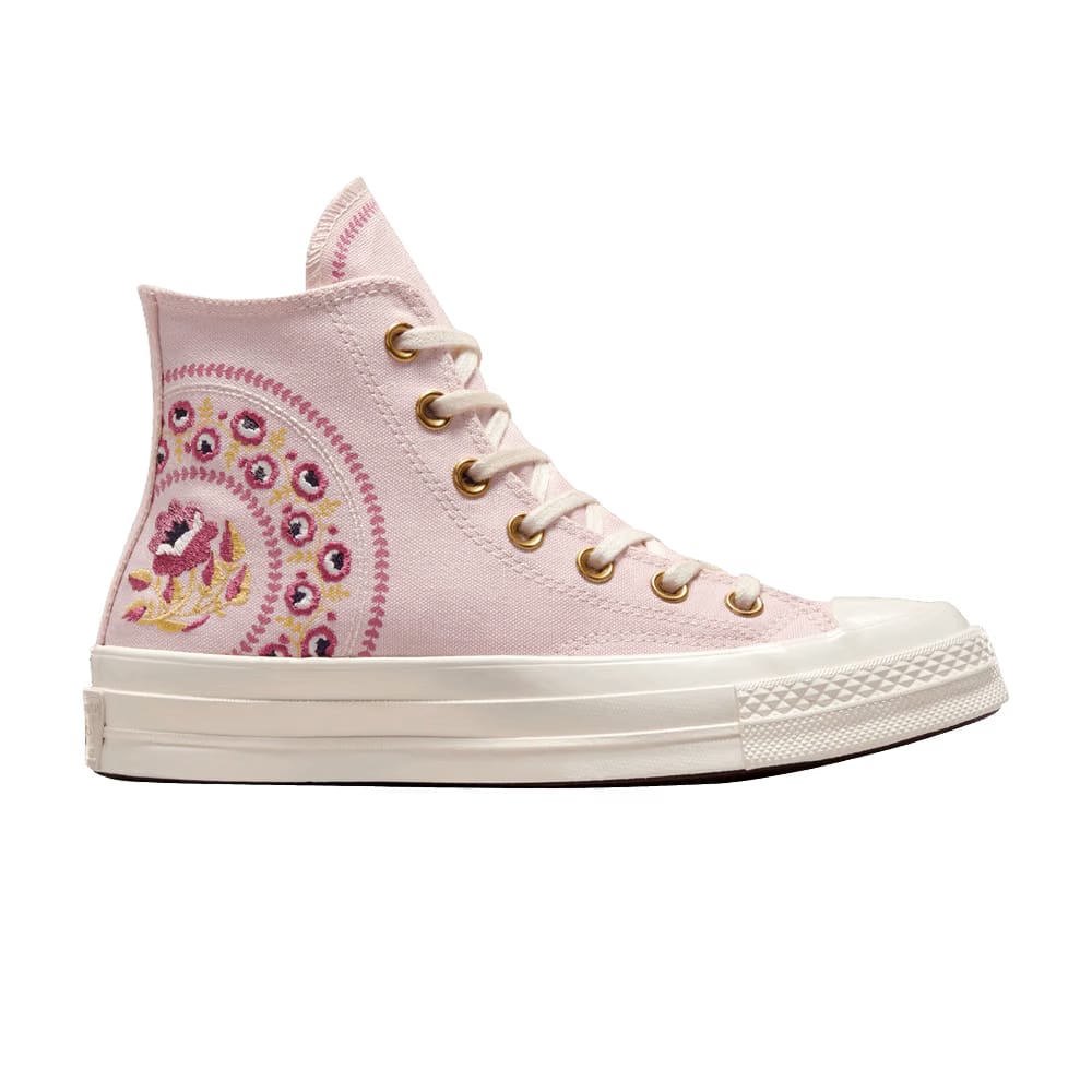 Converse Wmns Chuck 70 High 'Embroidered Florals - Blush Hush Pink'