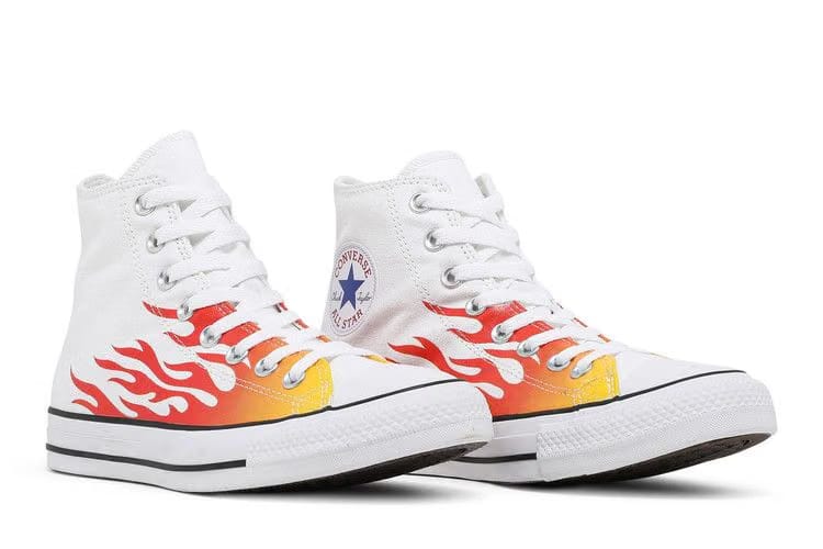 Converse Chuck Taylor All Star High Archive Print - White Flame
