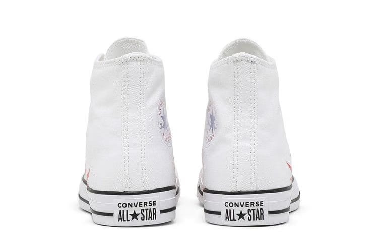 Converse Chuck Taylor All Star High Archive Print - White Flame