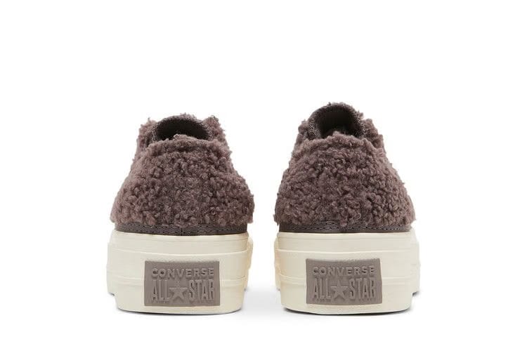 Converse Wmns Chuck Taylor All Star Platform Low 'Cozy Sherpa - Violet Ore'