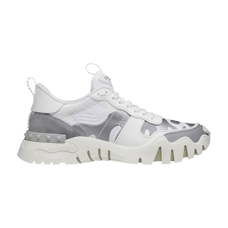 Valentino Rockrunner Plus Camo - White Silver