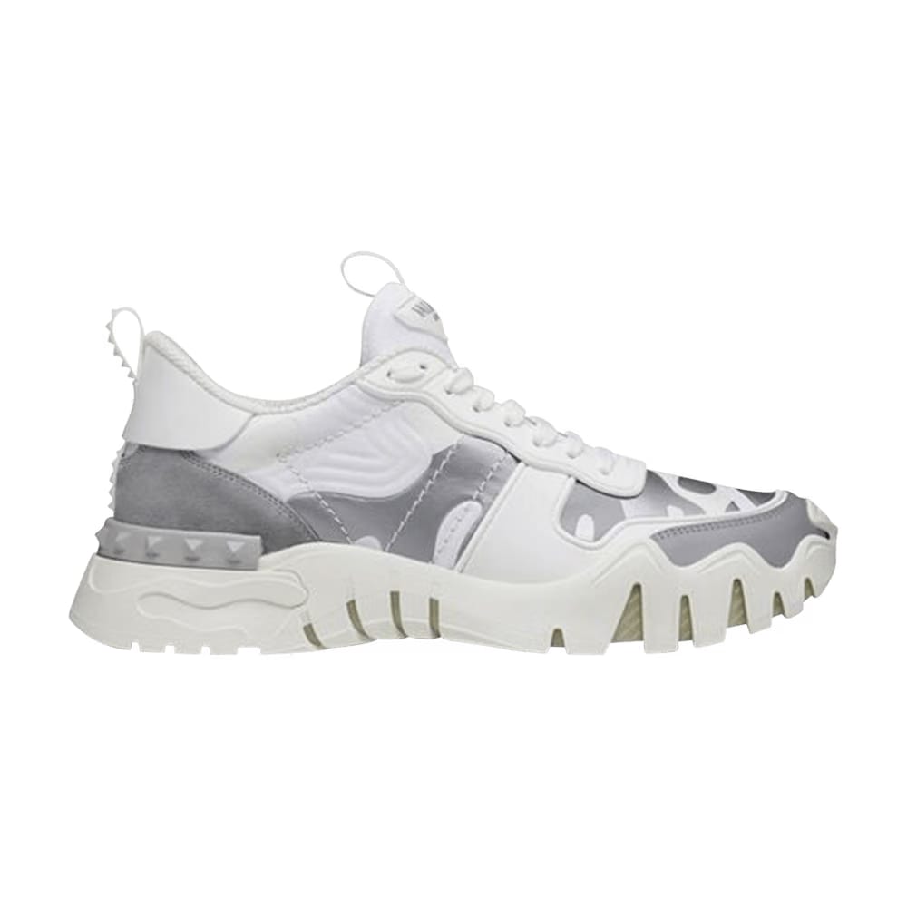 Valentino Rockrunner Plus Camo - White Silver