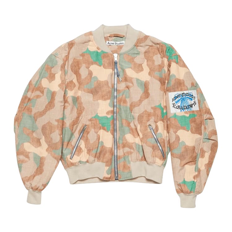 Acne Studios Bomber Jacket Orange/Green