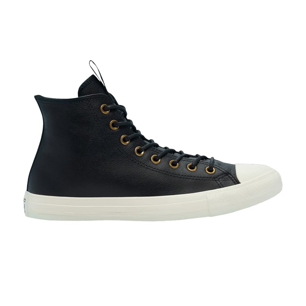 Converse Chuck Taylor All Star Leather High Black Egret