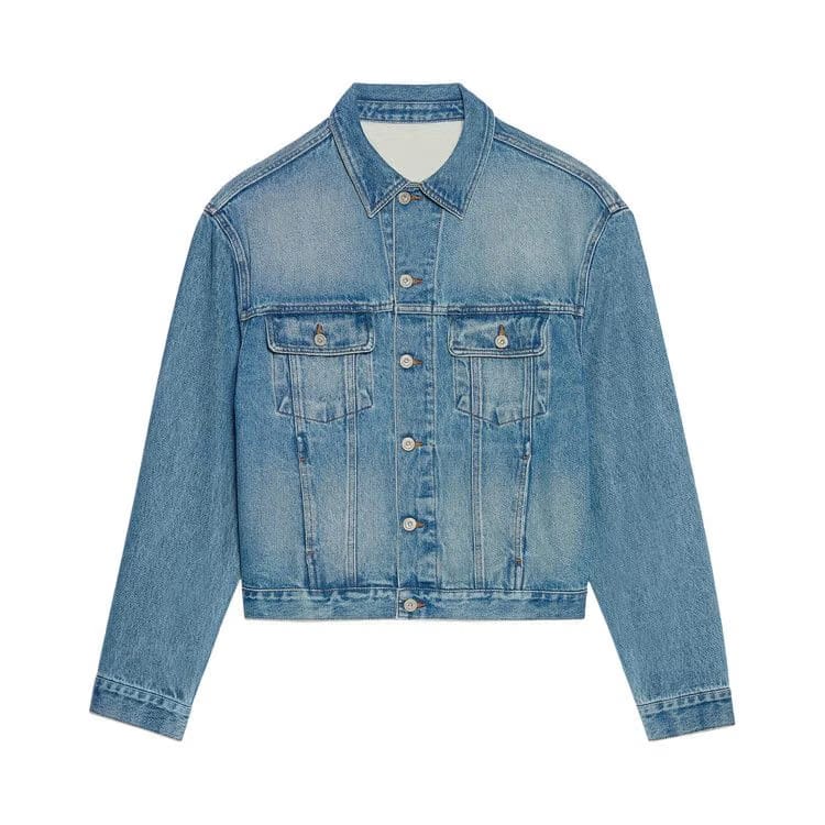 Jacquemus De-Nimes Denim Jacket Blue/Tabac