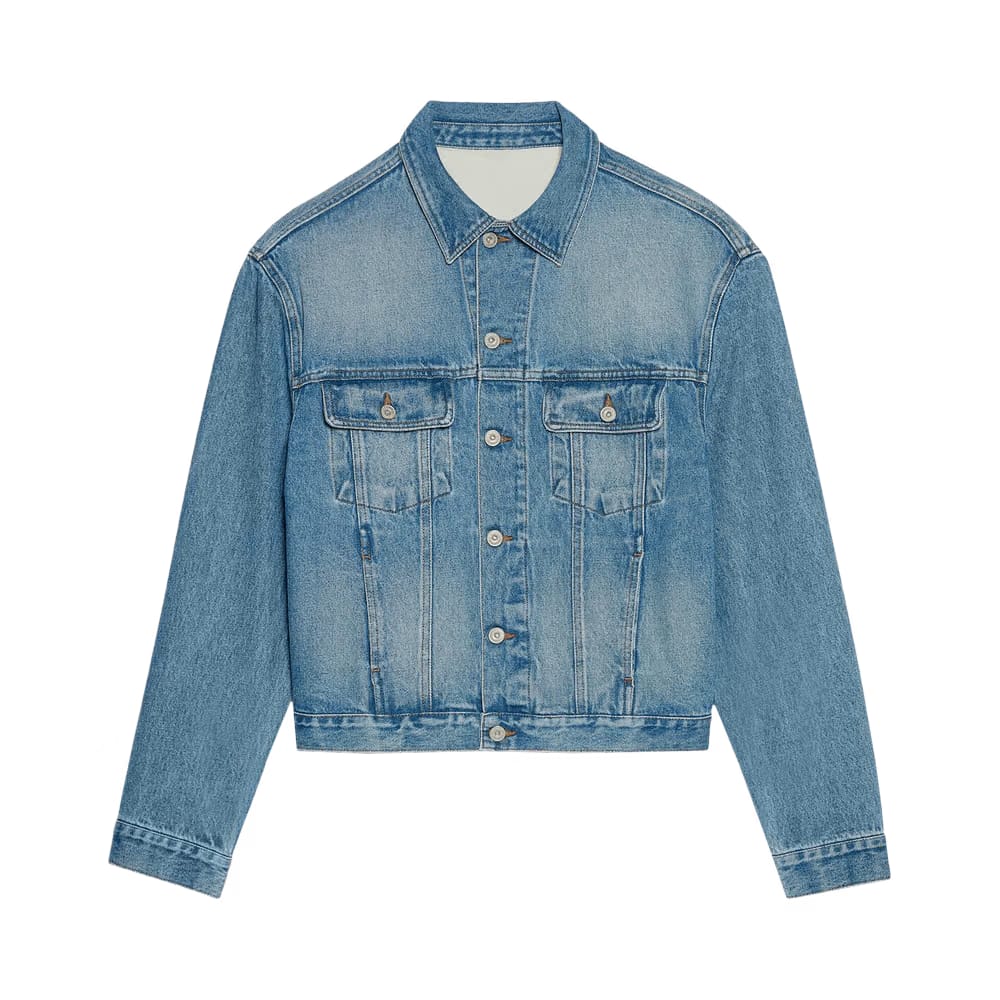 Jacquemus De-Nimes Denim Jacket Blue/Tabac