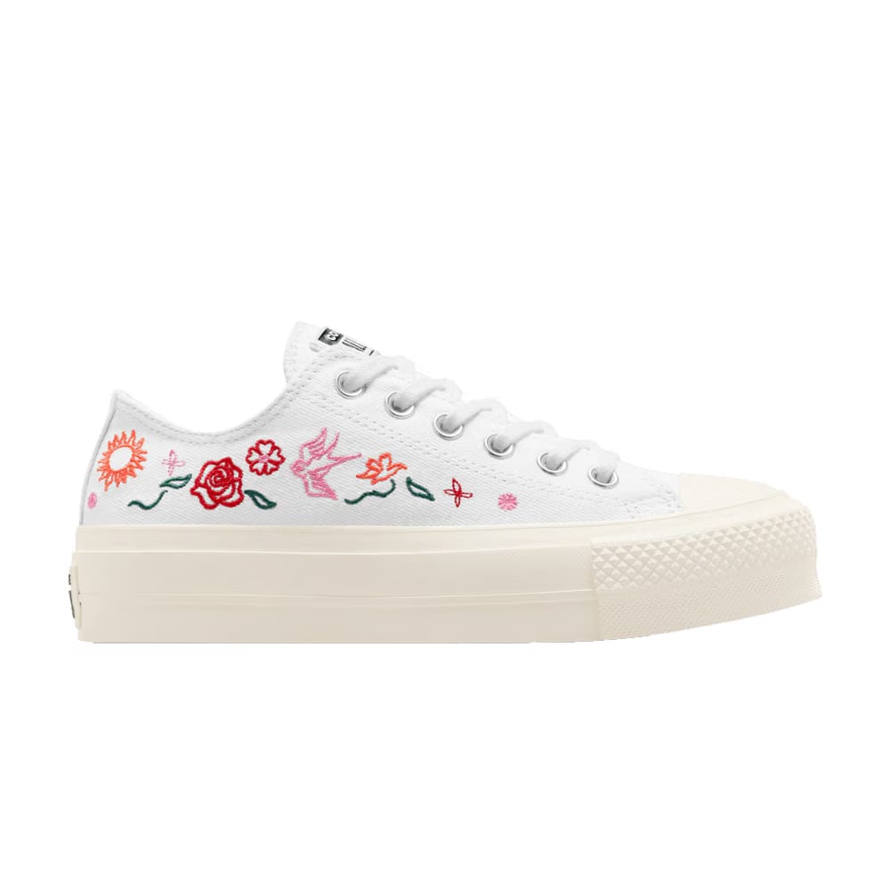 Converse Wmns Chuck Taylor All Star Lift Platform Low 'Summer Embroidery'