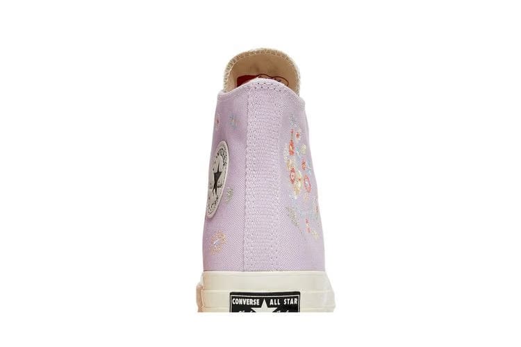Converse Wmns Chuck 70 High 'Embroidered Floral Print - Pale Amethyst'