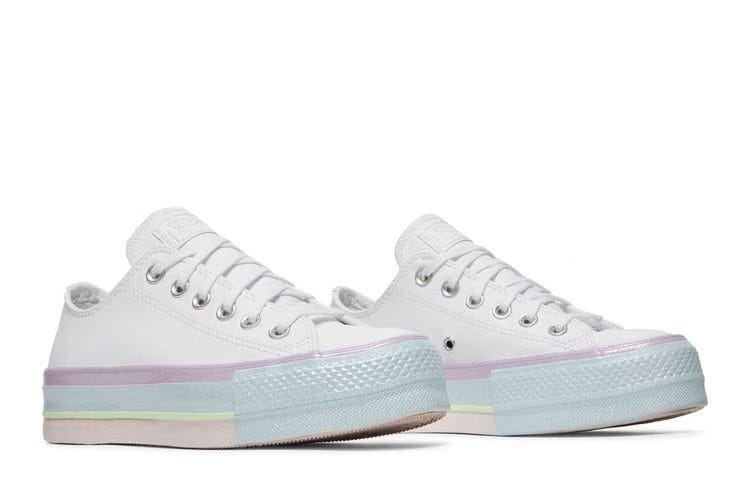 Converse Wmns Chuck Taylor All Star Lift Low 'White Lilac Blue'