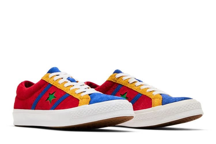 Converse One Star Academy Low Enamel Red Blue