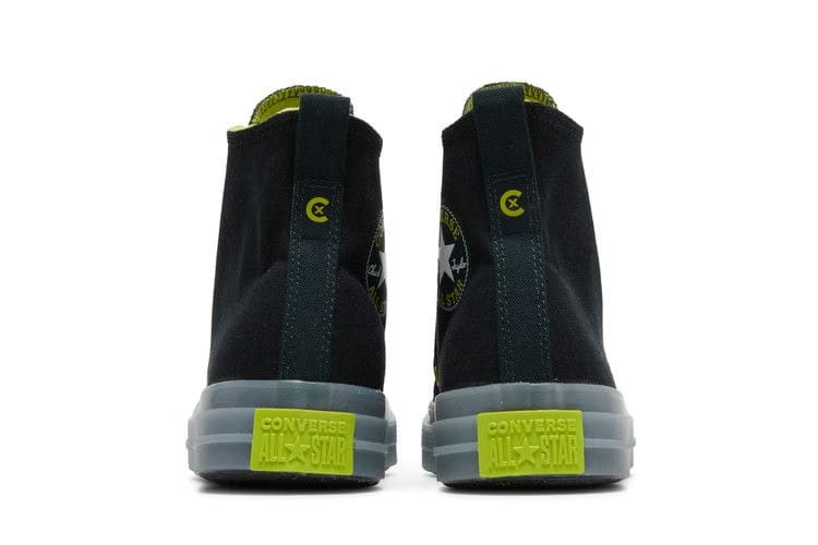 Converse Chuck Taylor All Star CX Fleece Lined High Black Lime Twist