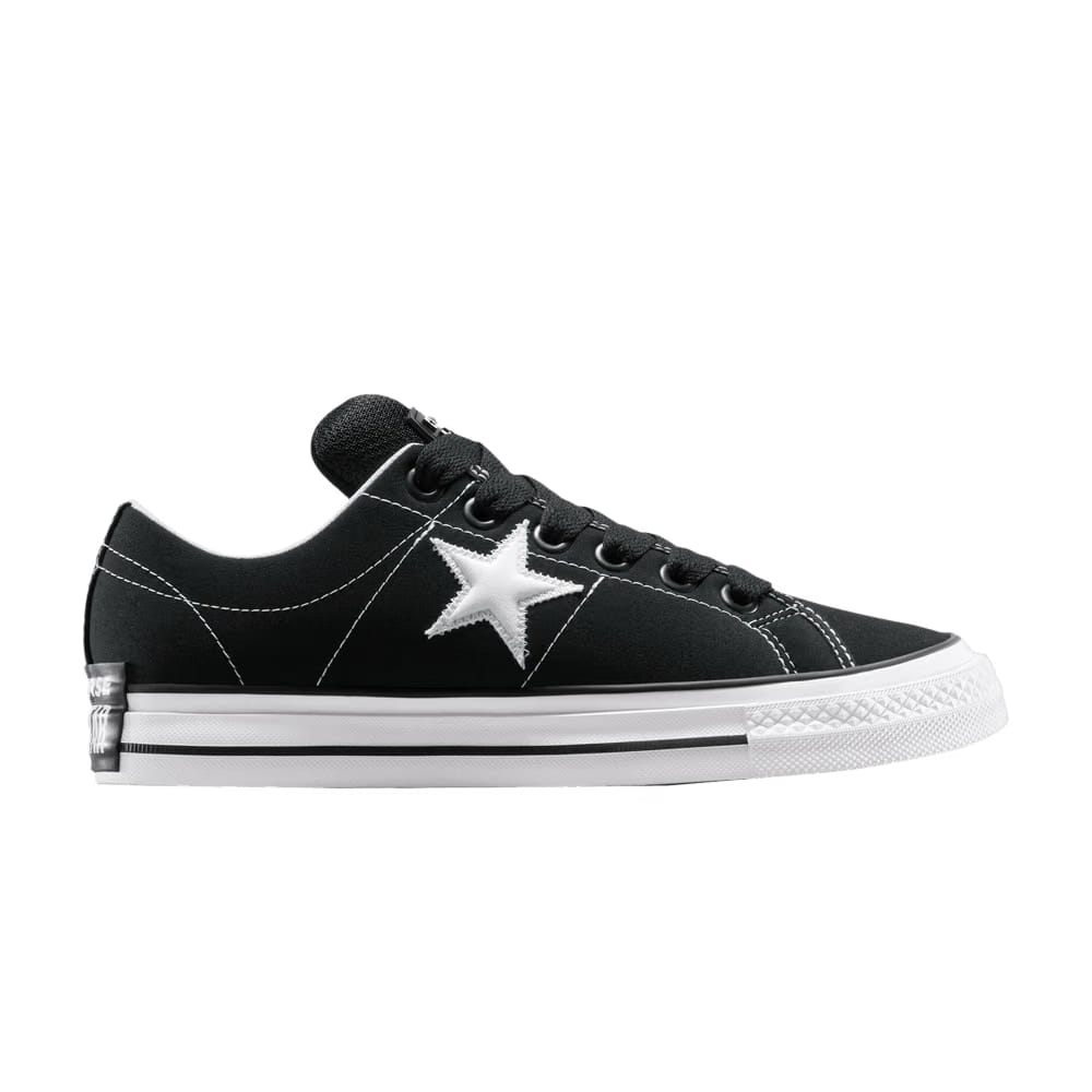Converse One Star Low Puff - Black White
