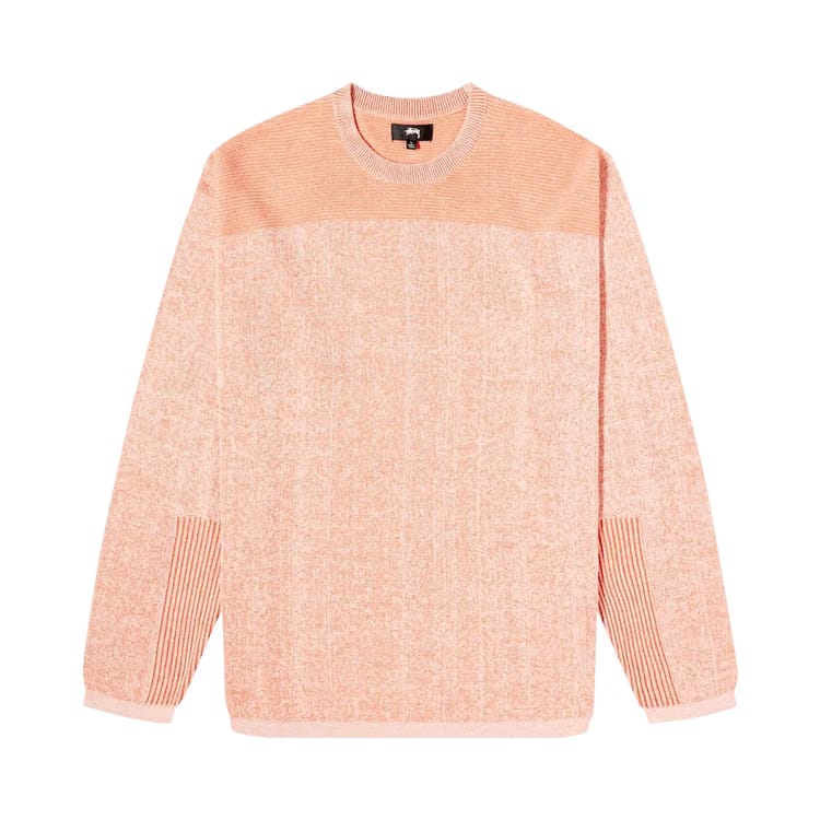 Stussy Engineered Panel Sweater Orange
