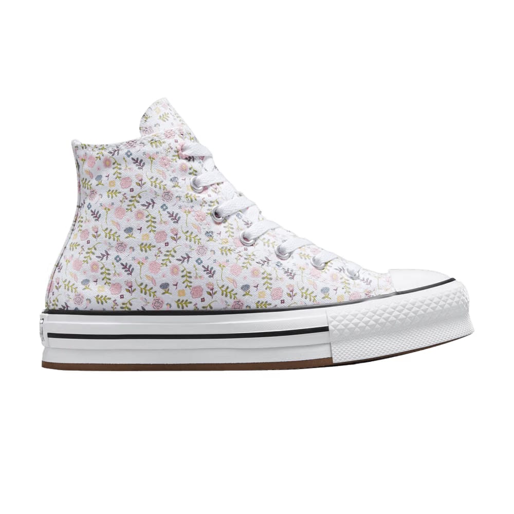 Converse Chuck Taylor All Star EVA Lift Platform High GS Feline Florals
