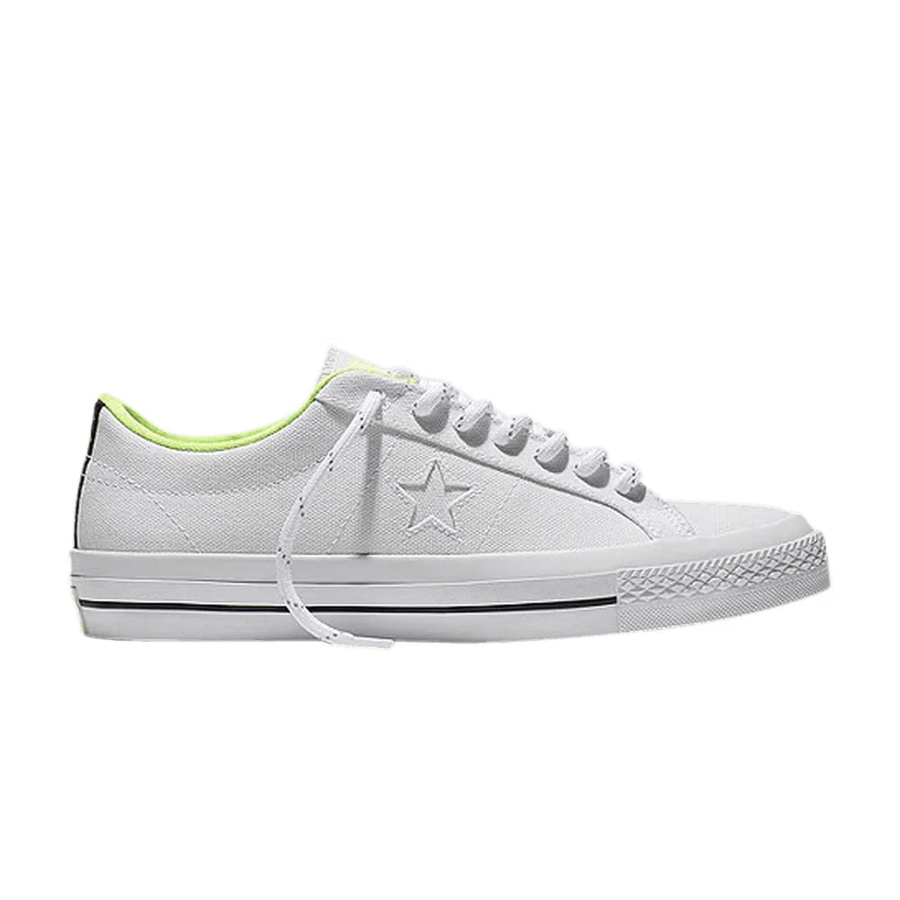 Converse One Star Shield Canvas Low White Volt