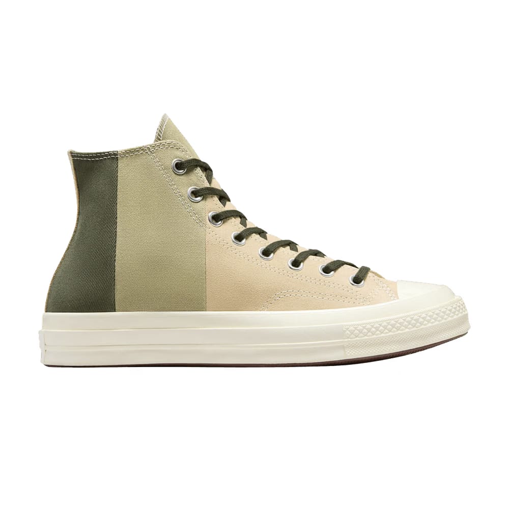 Converse Chuck 70 High Patchwork Suede - Nutty Granola Green