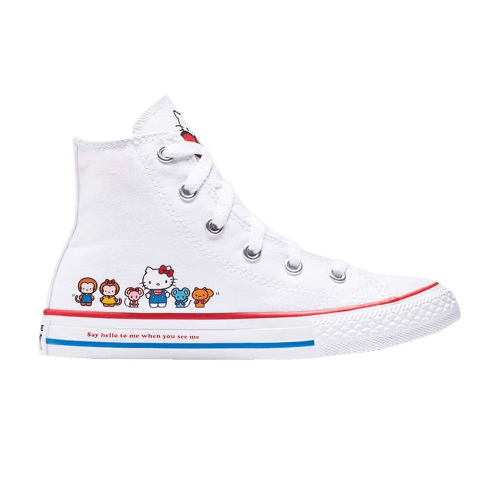 Converse Hello Kitty x Chuck Taylor All Star High GS White