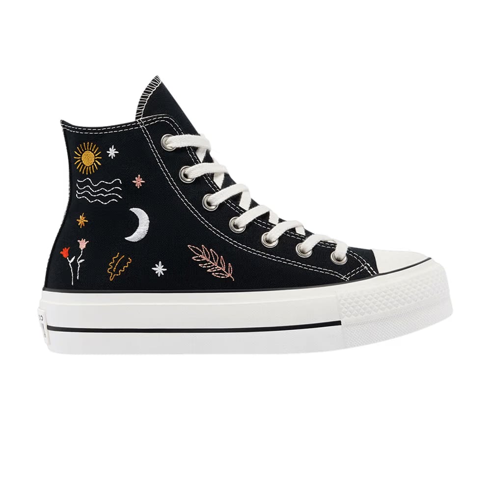 Converse Wmns Chuck Taylor All Star Platform High 'It's Okay To Wander - Black'