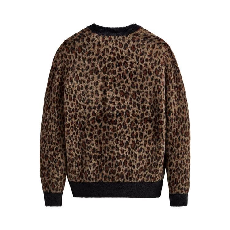 Kith Leopard Mohair Cardigan Birch