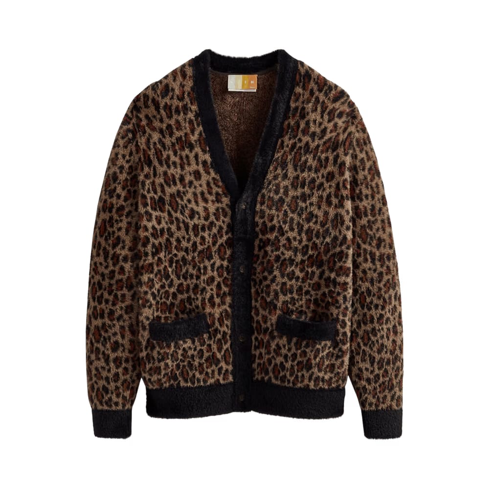 Kith Leopard Mohair Cardigan Birch