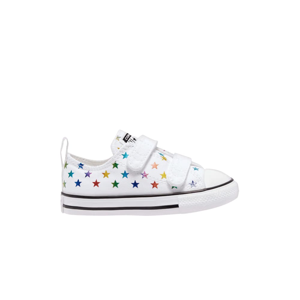 Converse Chuck Taylor All Star Low TD Allover Metallic Stars - White