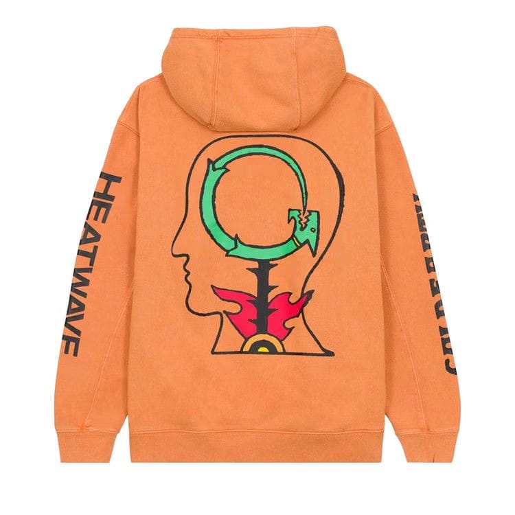 Brain Dead Heatwave Hoodie Orange