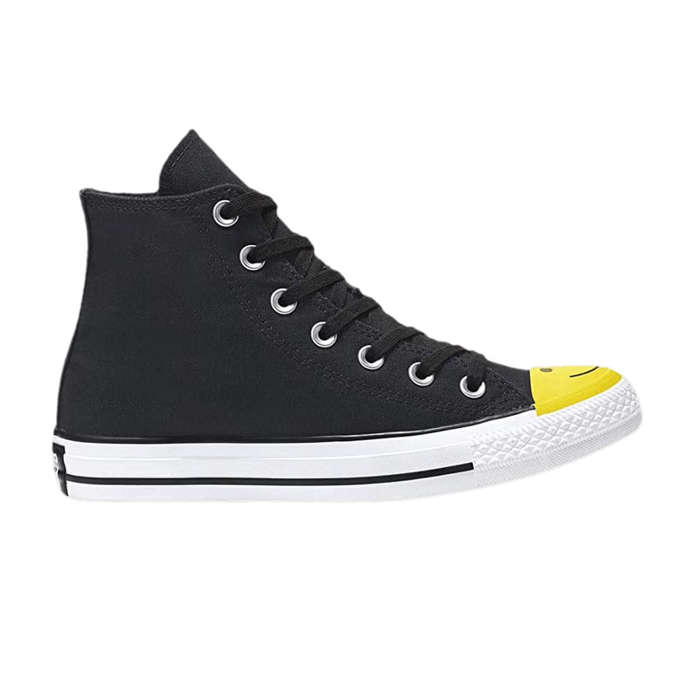 Converse Chuck Taylor All Star High Smiley Face - Black