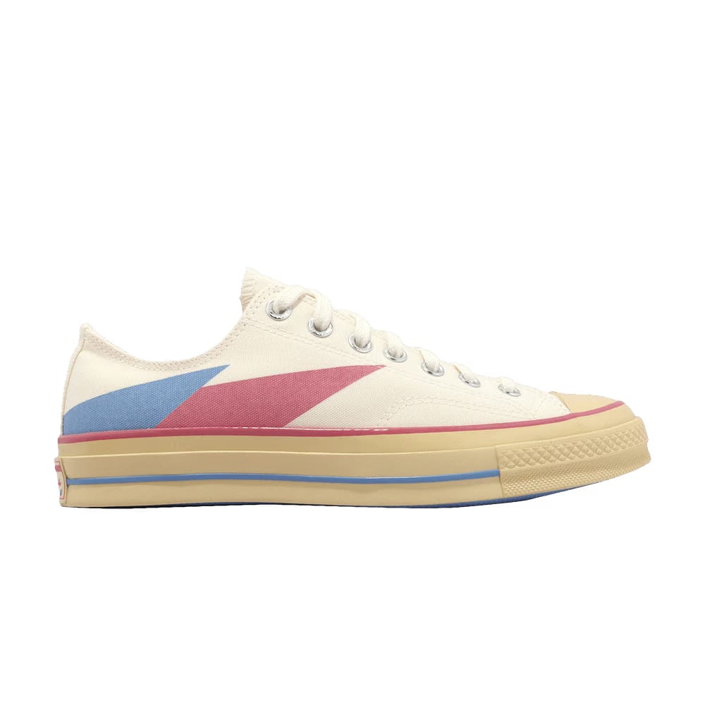 Converse Chuck 70 Low Beige Pink Blue Abstract