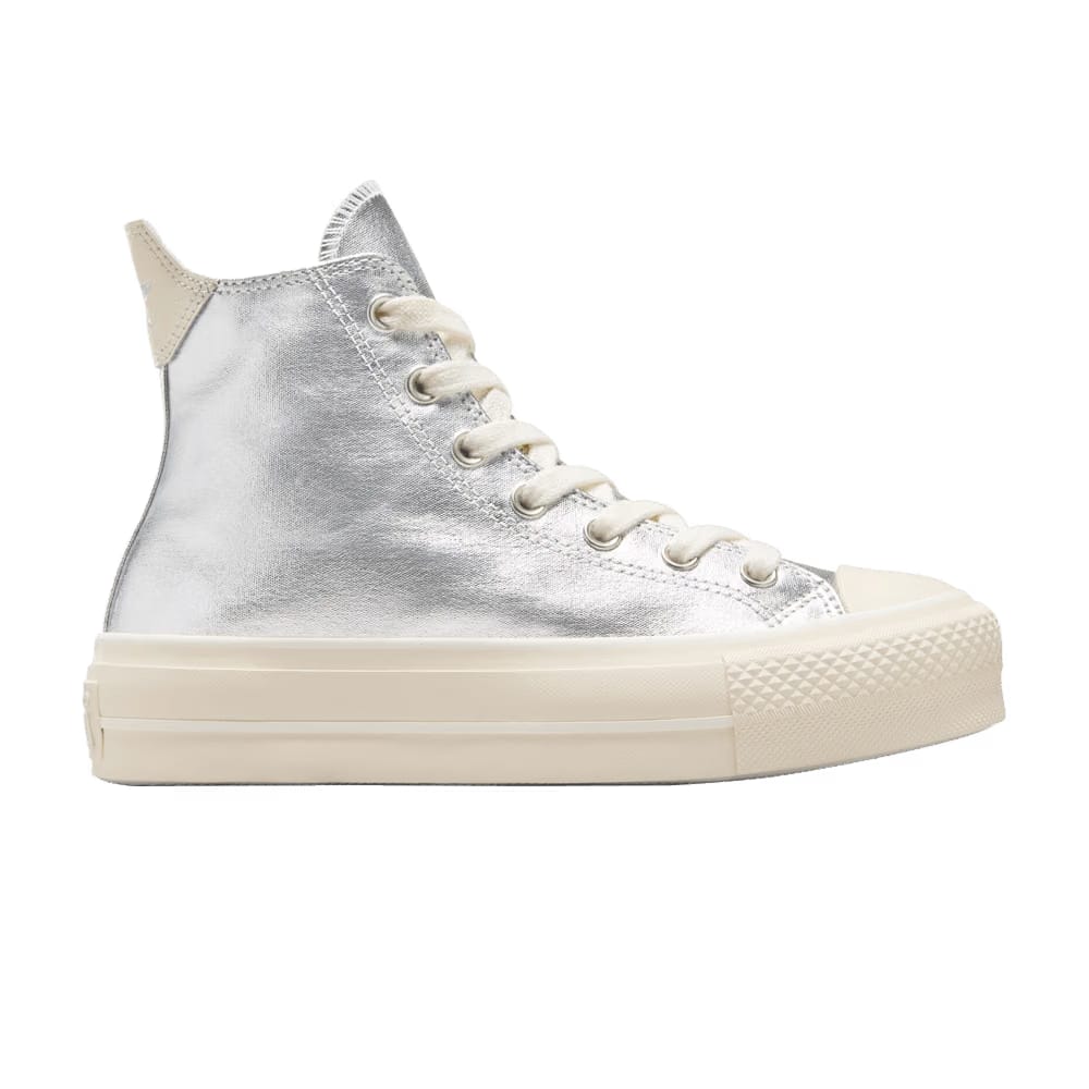 Converse Wmns Chuck Taylor All Star Lift High 'Metallic - Pure Silver'