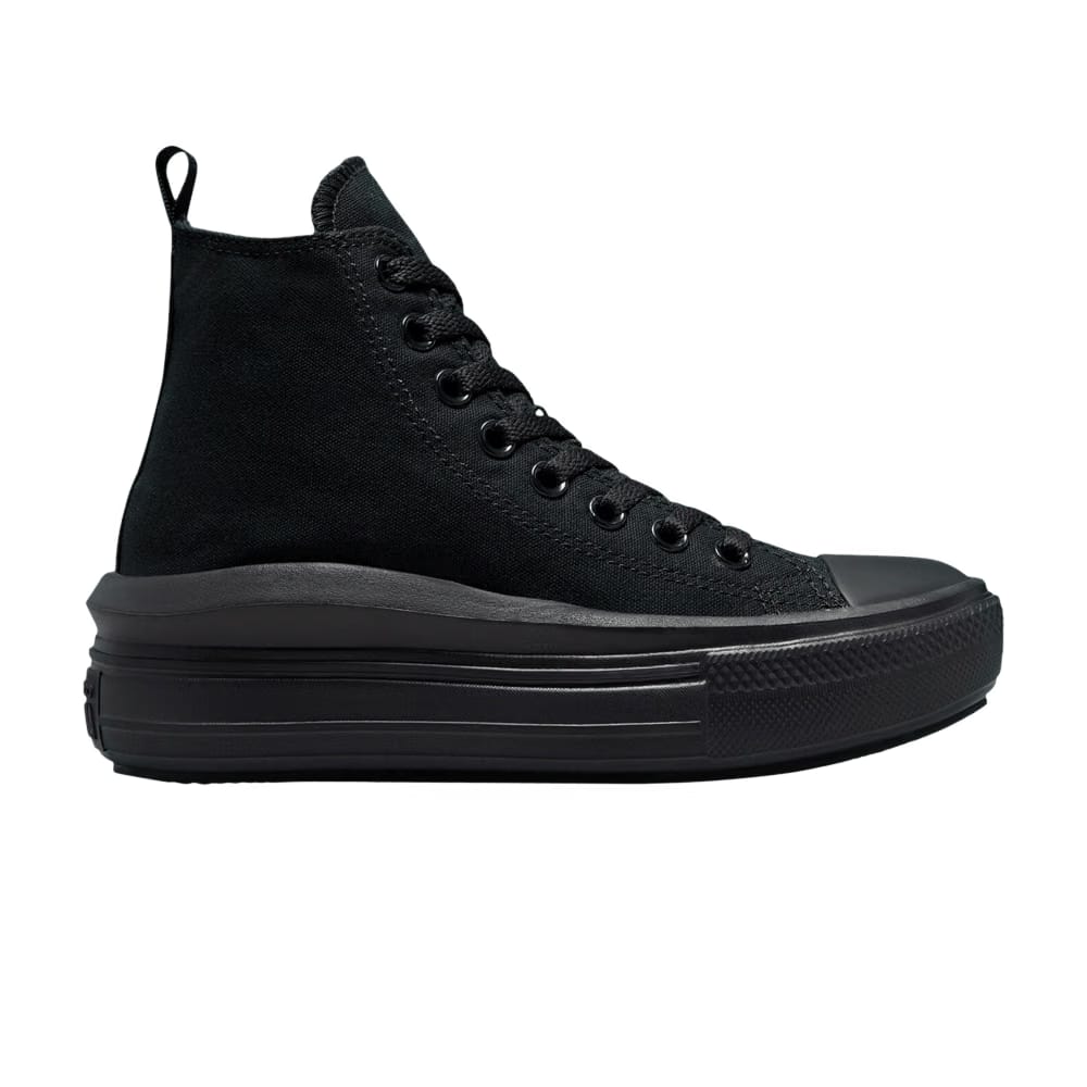 Converse Chuck Taylor All Star Move Platform GS Black Dark Smoke Grey