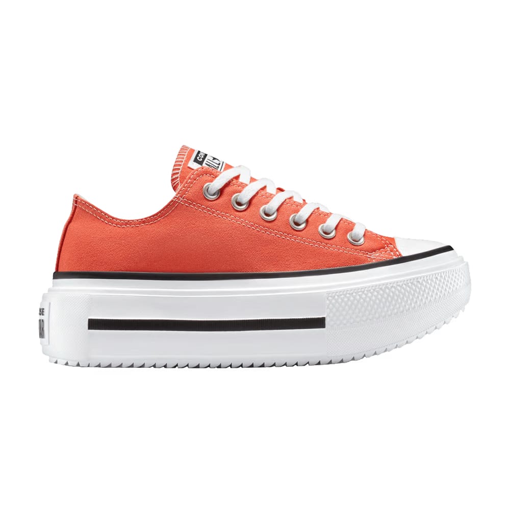 Converse Chuck Taylor All Star Lift Double Stack Low Vermillion Red