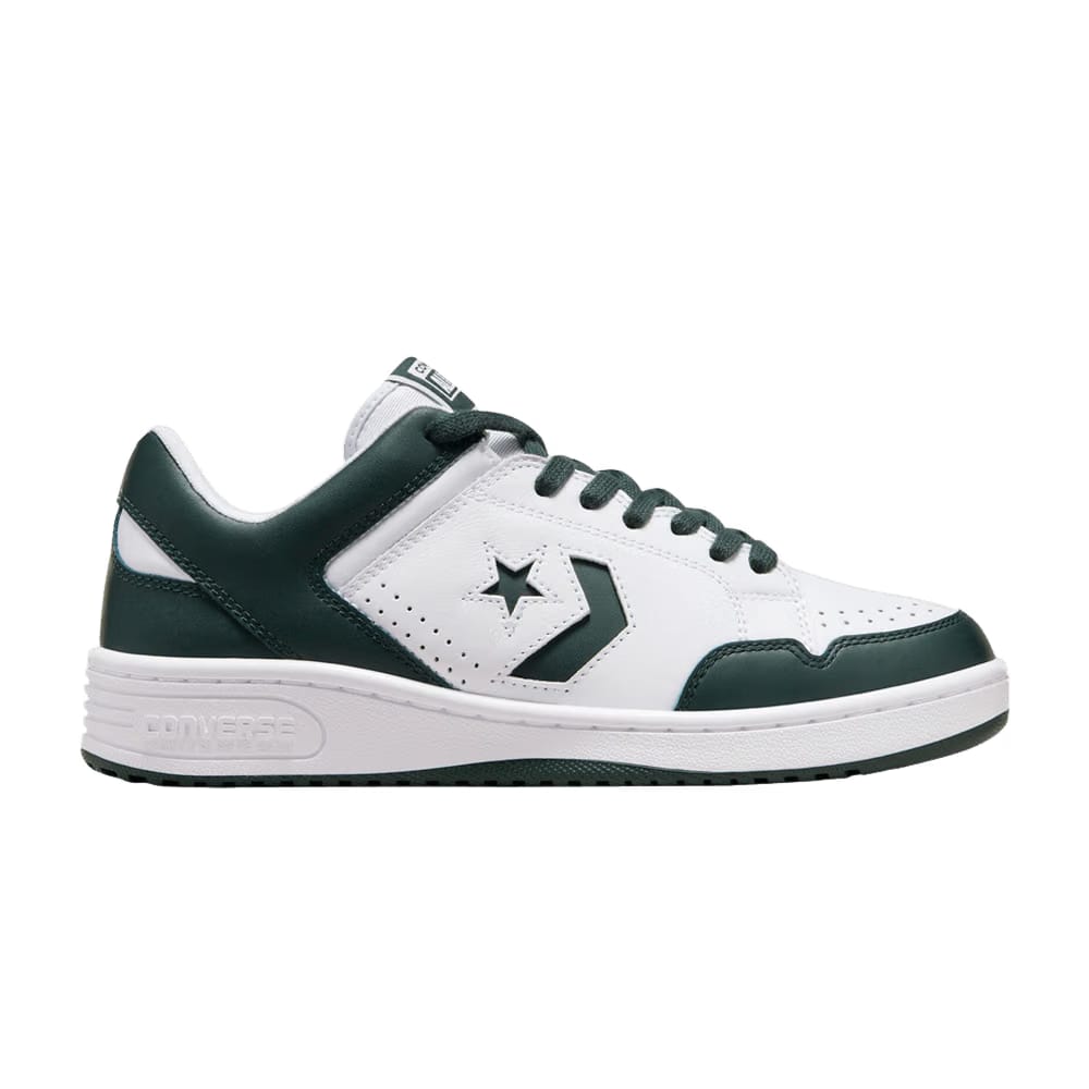 Converse Weapon Low White Deep Emerald
