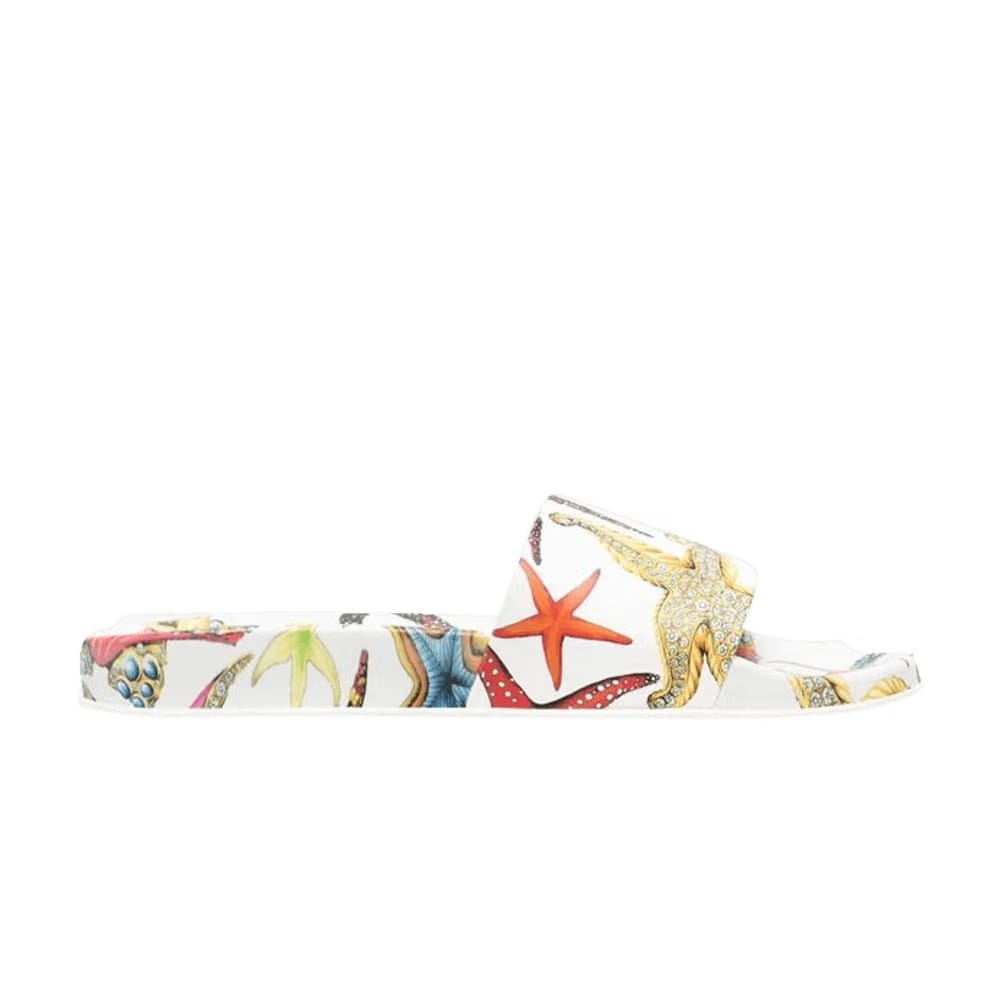 Versace Trésor de la Mer Slides White