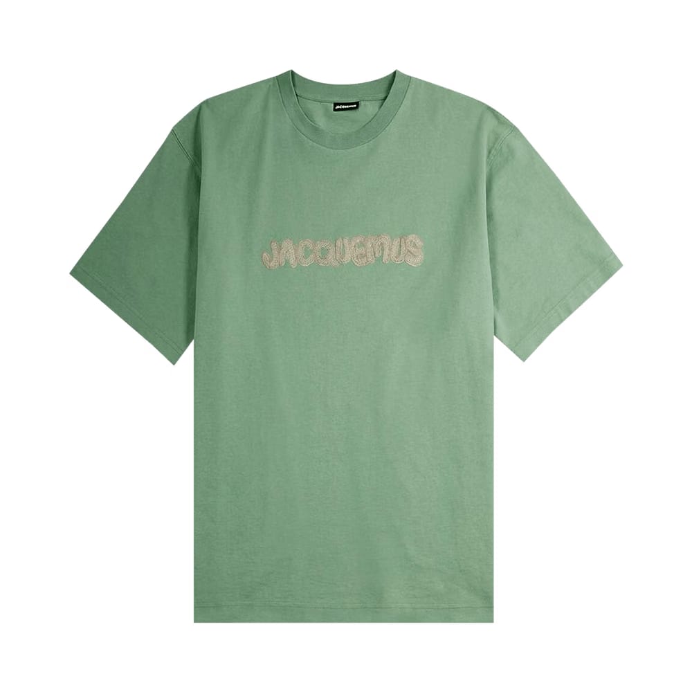 Jacquemus Raphia T-Shirt Green