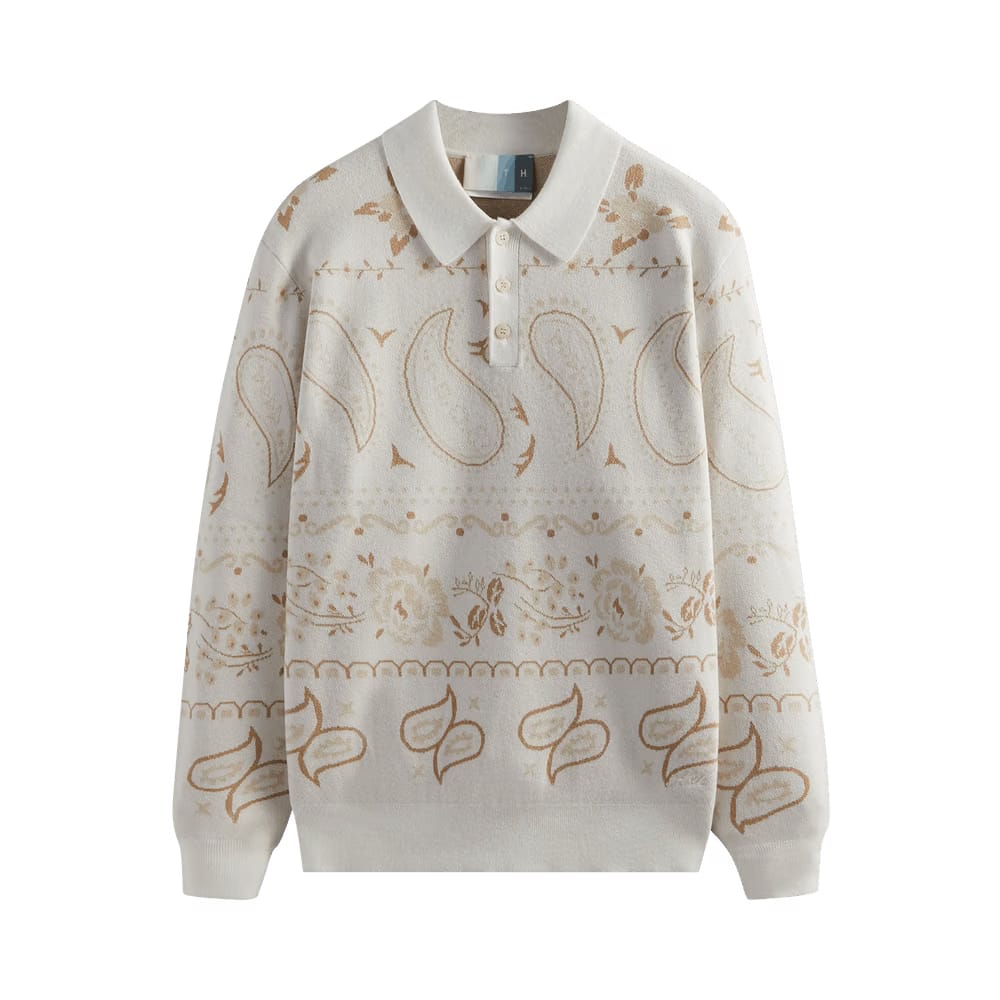 Kith Paisley Harmon Pullover Waffle