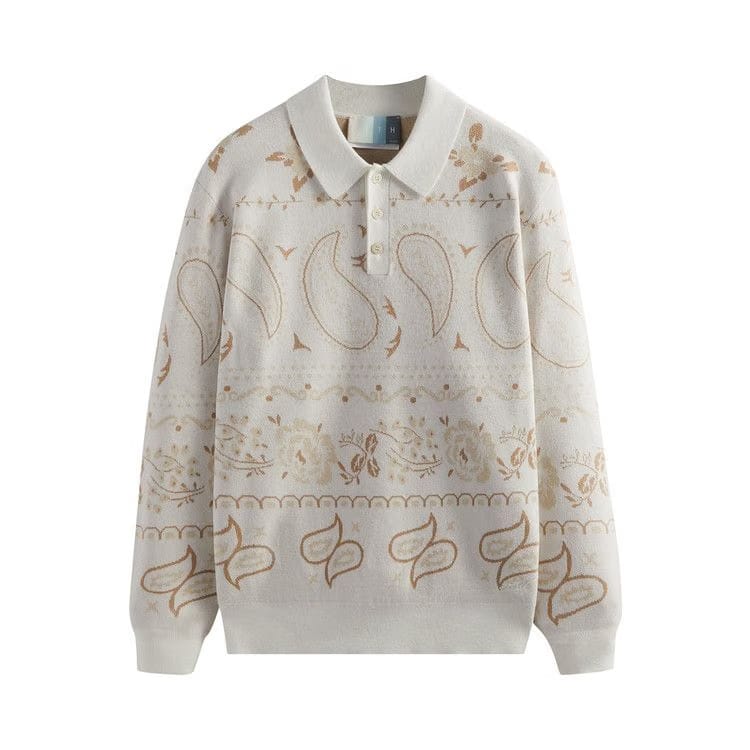 Kith Paisley Harmon Pullover Waffle