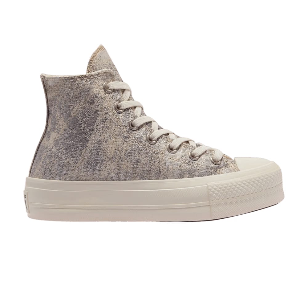 Converse Chuck Taylor All Star Platform High Metallic Camo - Silver