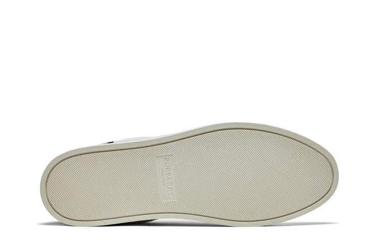 Burberry Check Panelled Sneakers Natural White Archive Beige