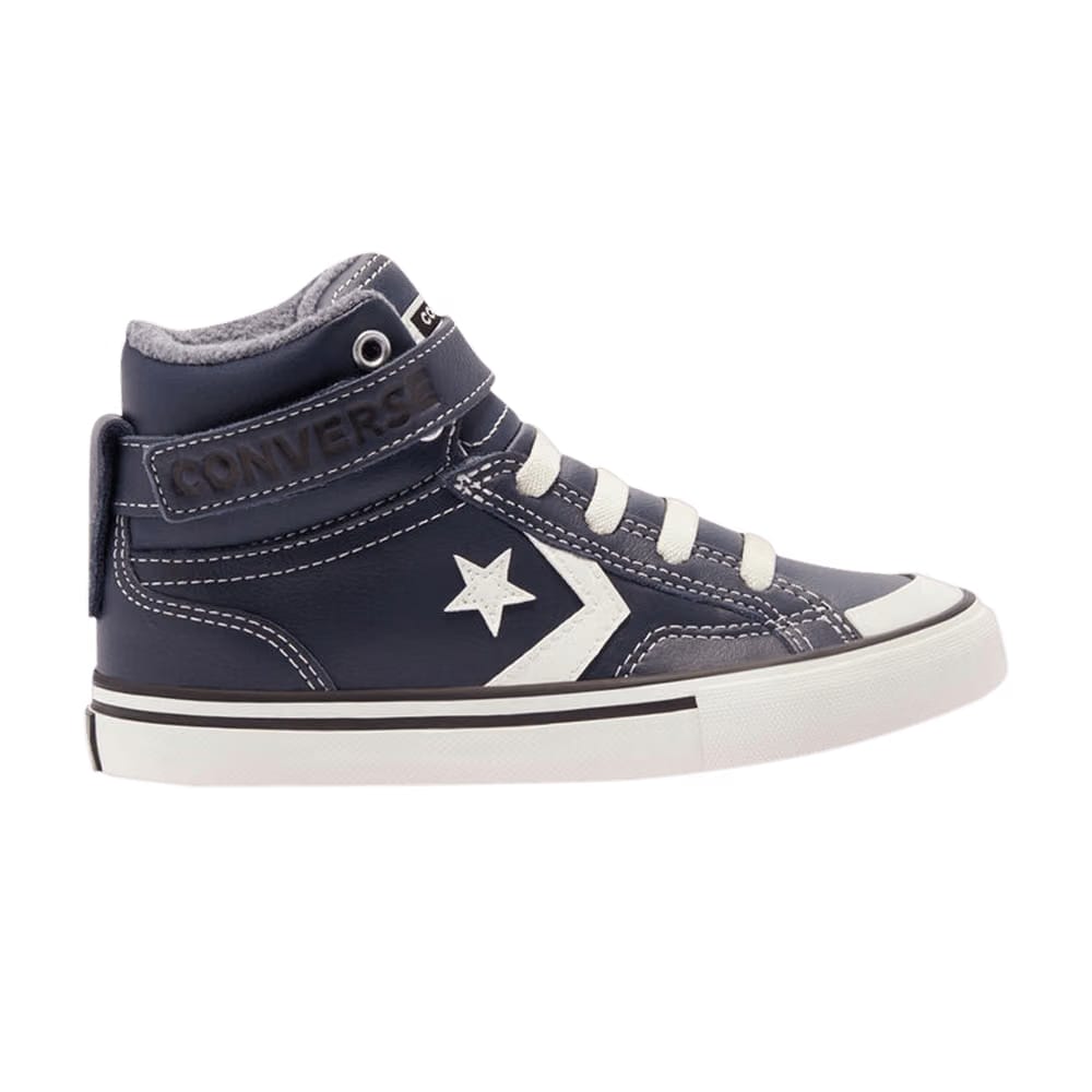 Converse Pro Blaze Strap High GS Leather & Heathered Knit - Lakeside Blue