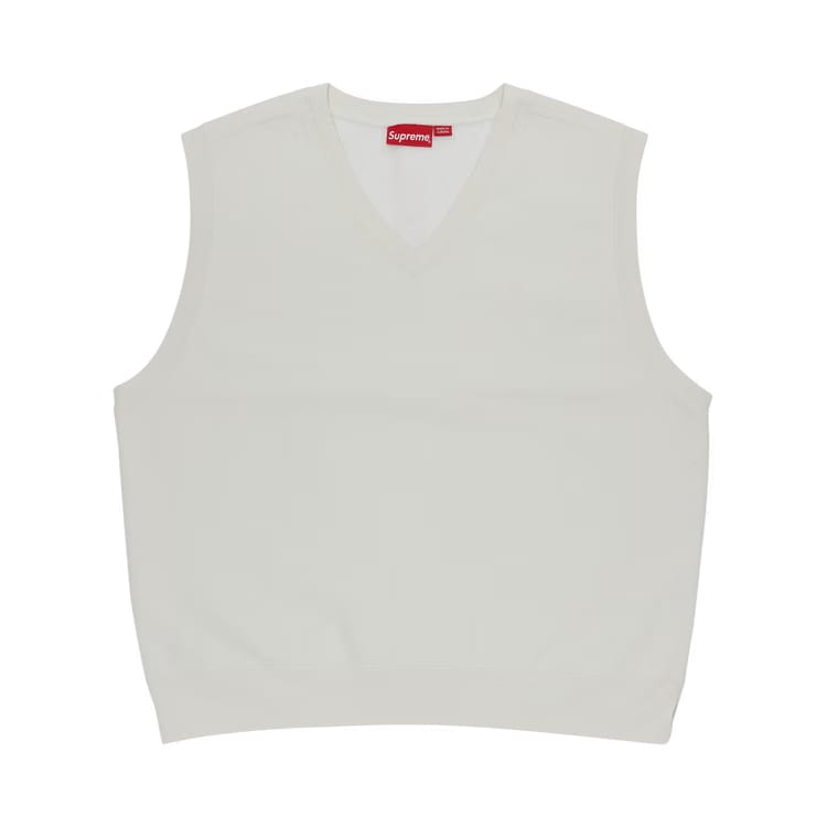 Supreme Sweatshirt Vest Stone