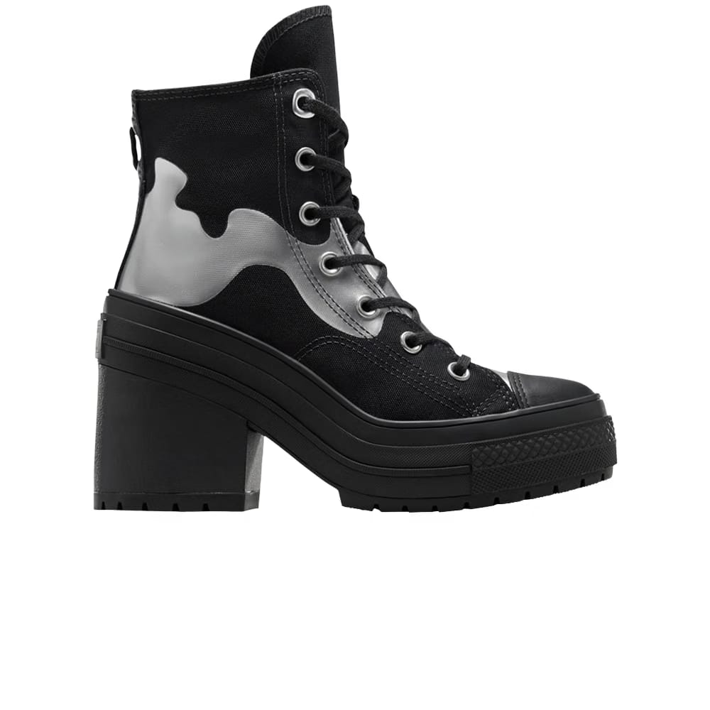 Converse Chuck 70 De Luxe Heel High Chrome - Total Eclipse Silver