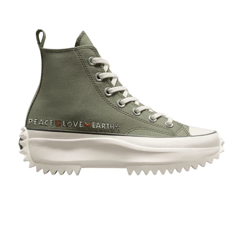 Converse Run Star Hike Platform High Peace, Love, Earth