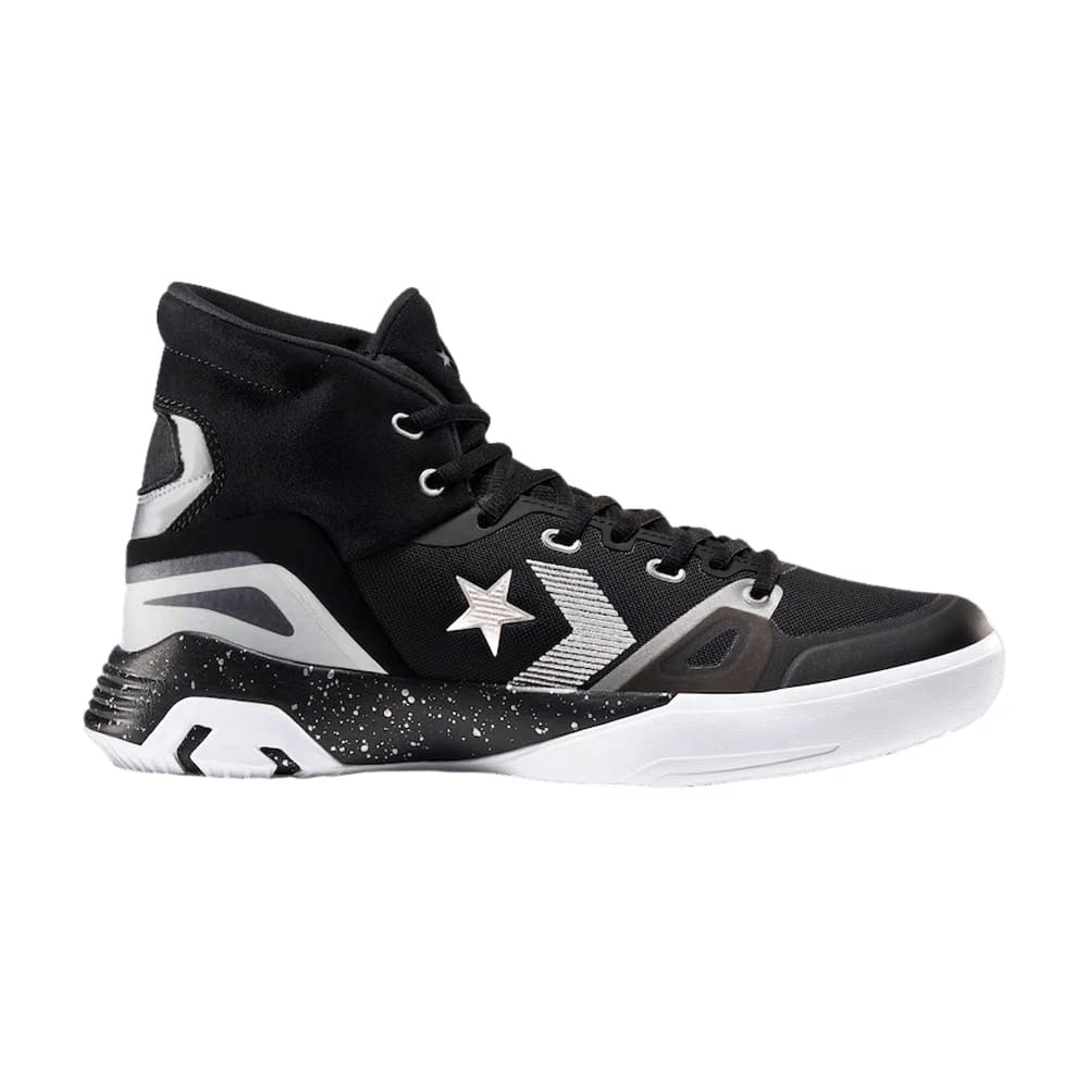 Converse G4 High Black Pure Silver