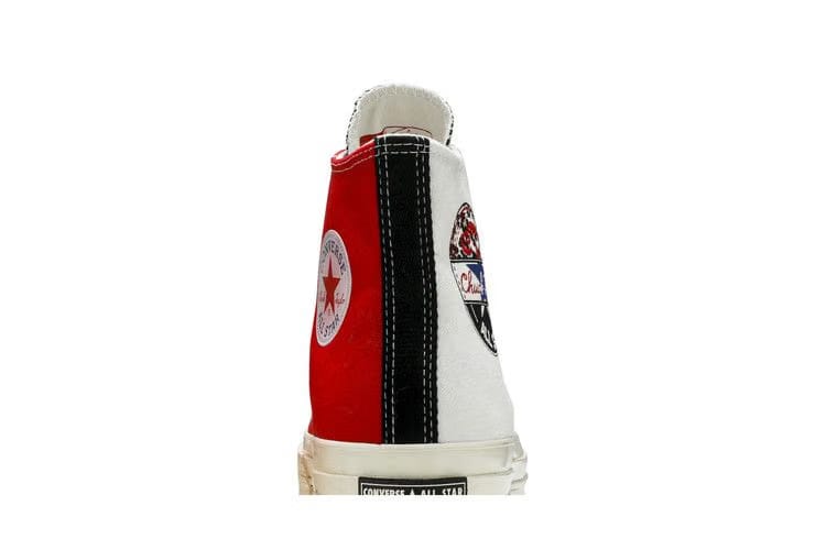 Converse Chuck 70 Hi Logo Play - White Rush Blue