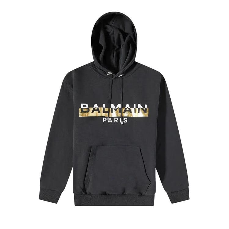 Balmain Hoodie White/Gold