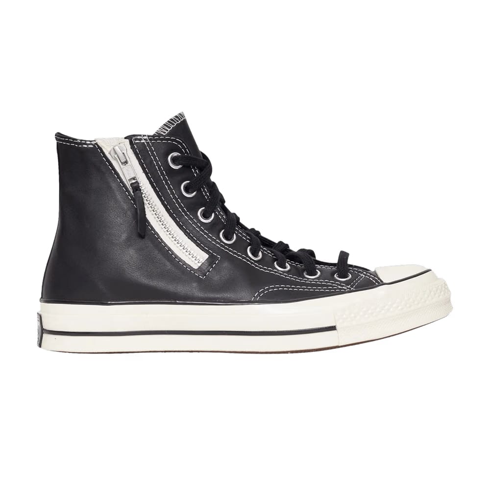 Converse Chuck 70 Side Zip High Black Egret