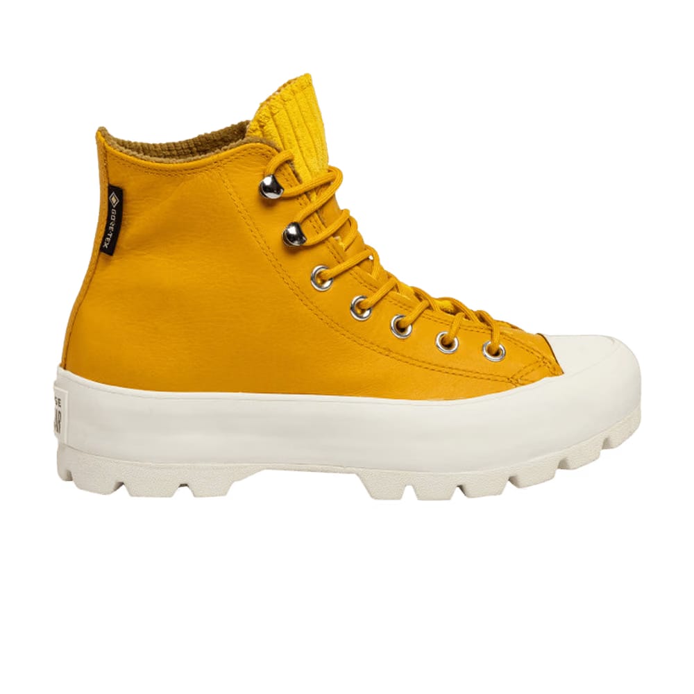 Converse Wmns Chuck Taylor All Star Lugged Leather High 'Gold Dart'